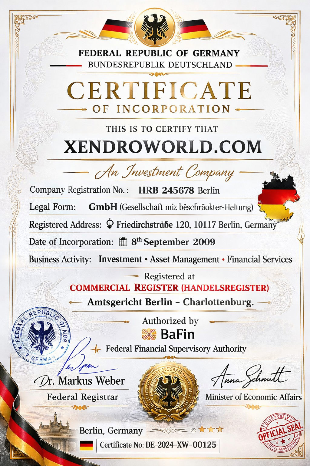 Company Certificate